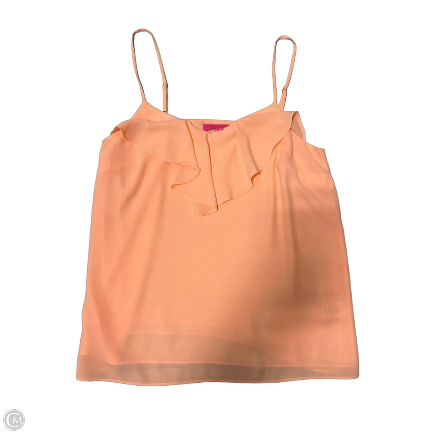 Top Sleeveless Designer By Lilly Pulitzer In Orange, Size: S