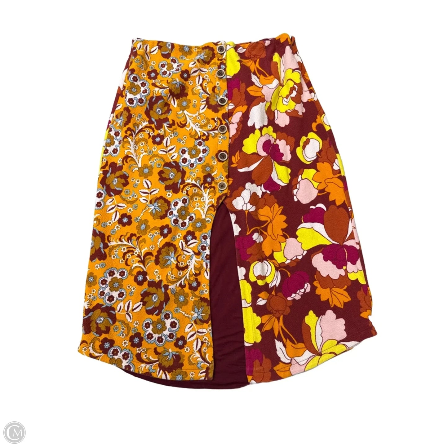 Skirt Midi By Maeve In Multi-colored, Size: Xl