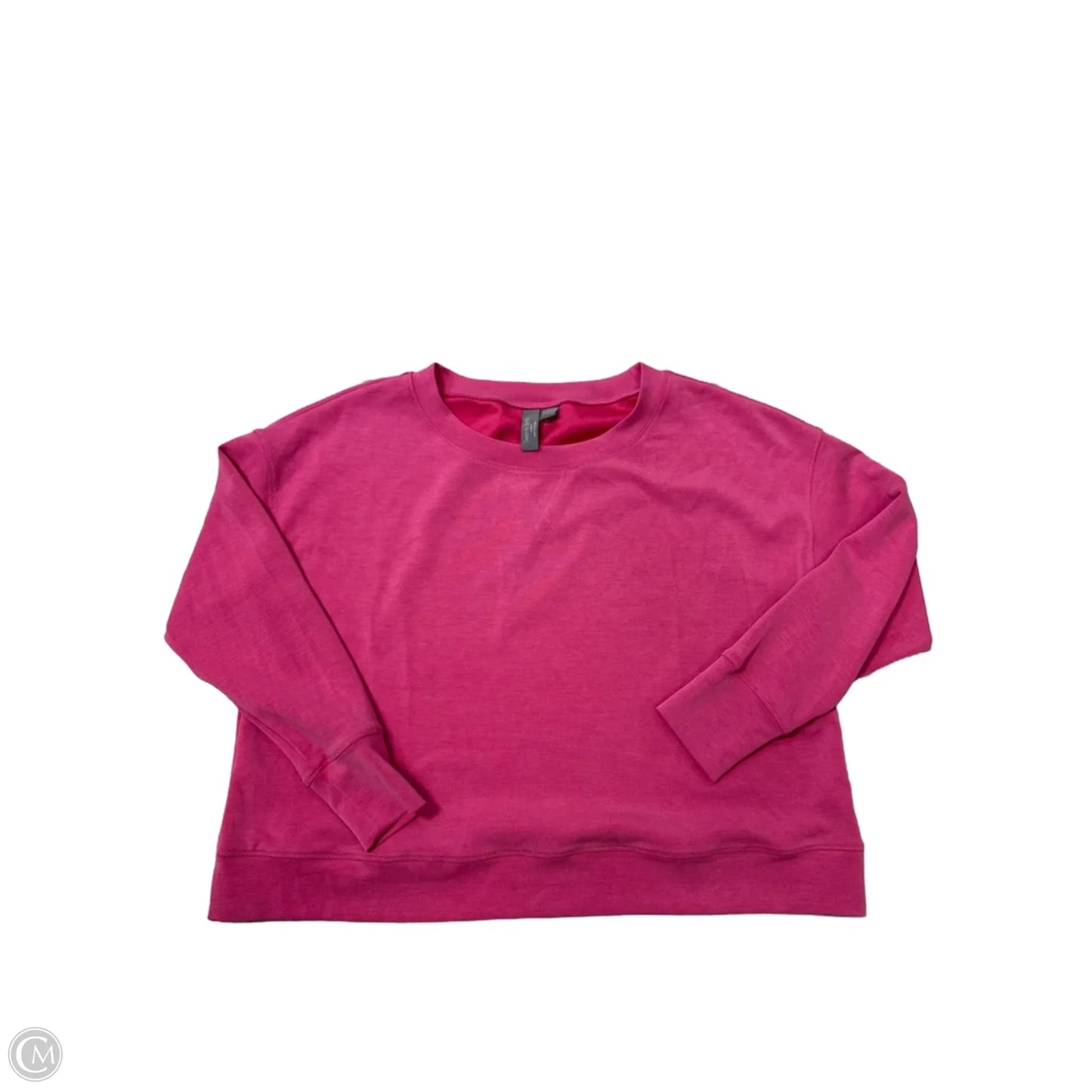 Athletic Top Long Sleeve Crewneck By Sweaty Betty In Pink, Size: M