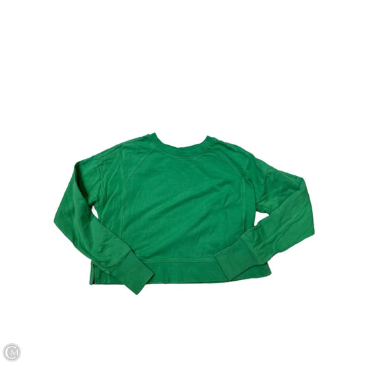 Athletic Top Long Sleeve Crewneck By Sweaty Betty In Green, Size: Xs
