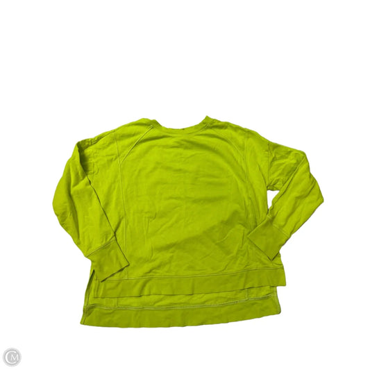 Athletic Top Long Sleeve Crewneck By Sweaty Betty In Green, Size: L