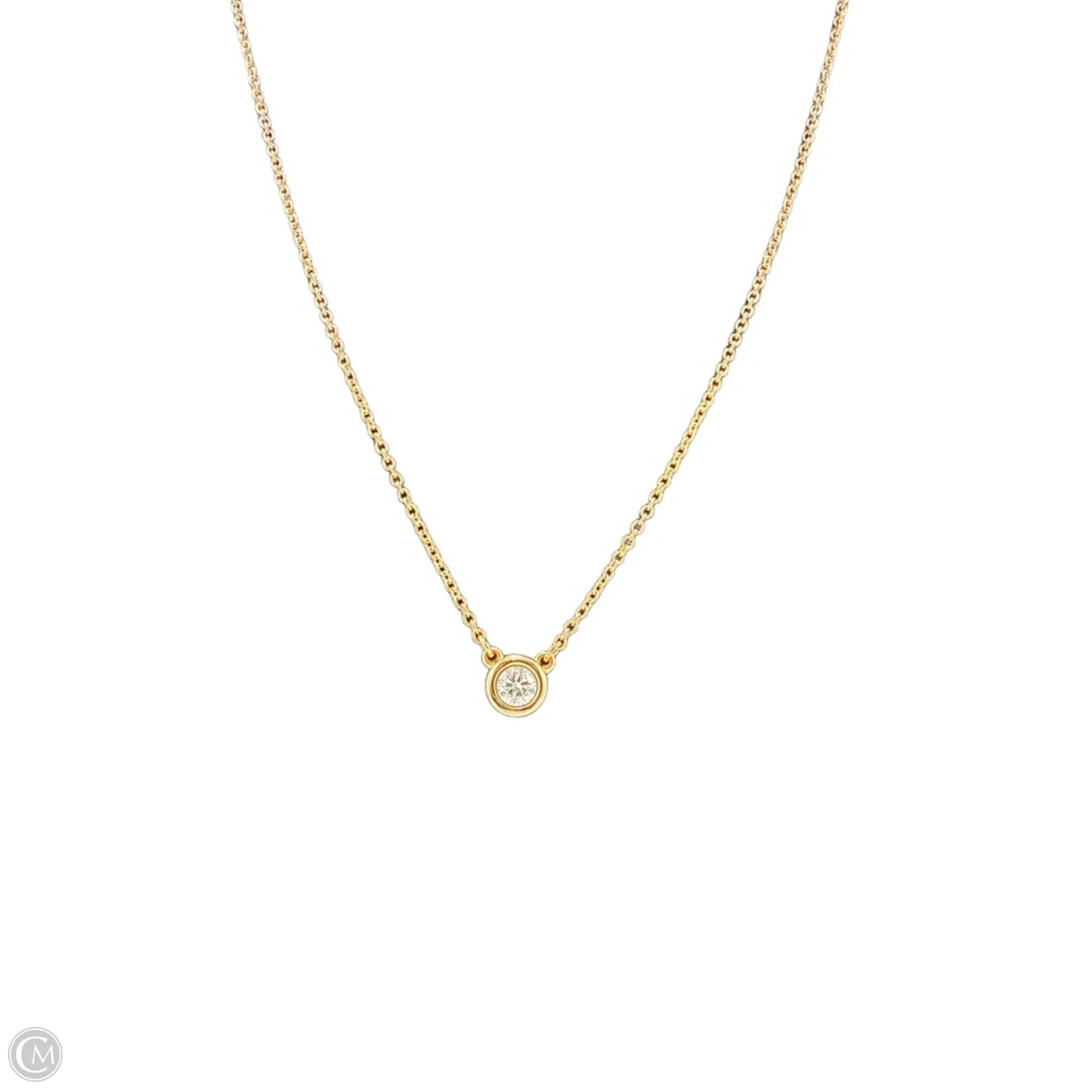 Tiffany & Company Elsa Peretti 18K Rose Gold w/ Diamond Luxury Necklace