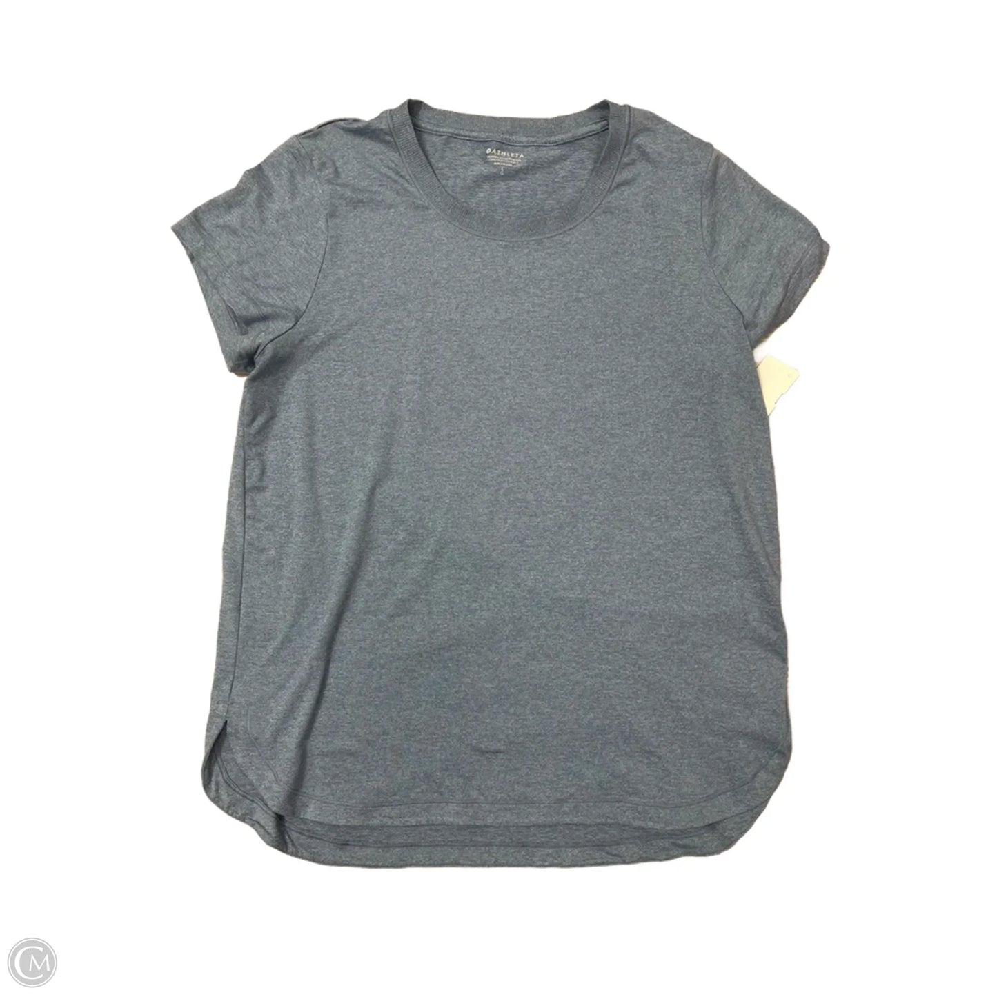Athletic Top Short Sleeve By Athleta In Blue, Size: L