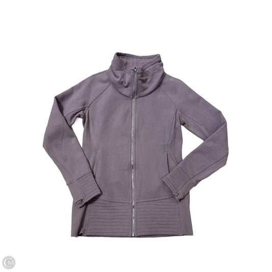 Athletic Jacket By Lululemon In Purple, Size: Xl