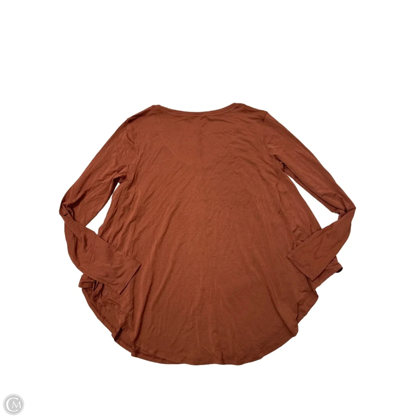 New! Up for Down Time Long Sleeve By Lululemon In Orange, Size: 6