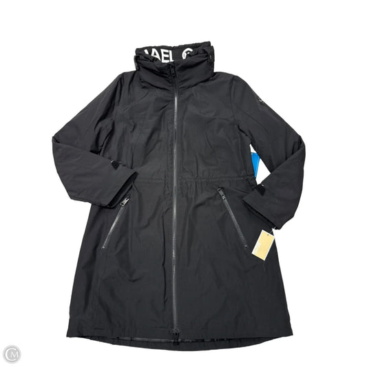 Coat Designer By Michael Kors In Black, Size: L