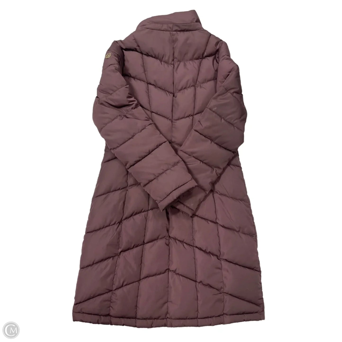 Coat Puffer & Quilted By Calvin Klein In Purple, Size: S