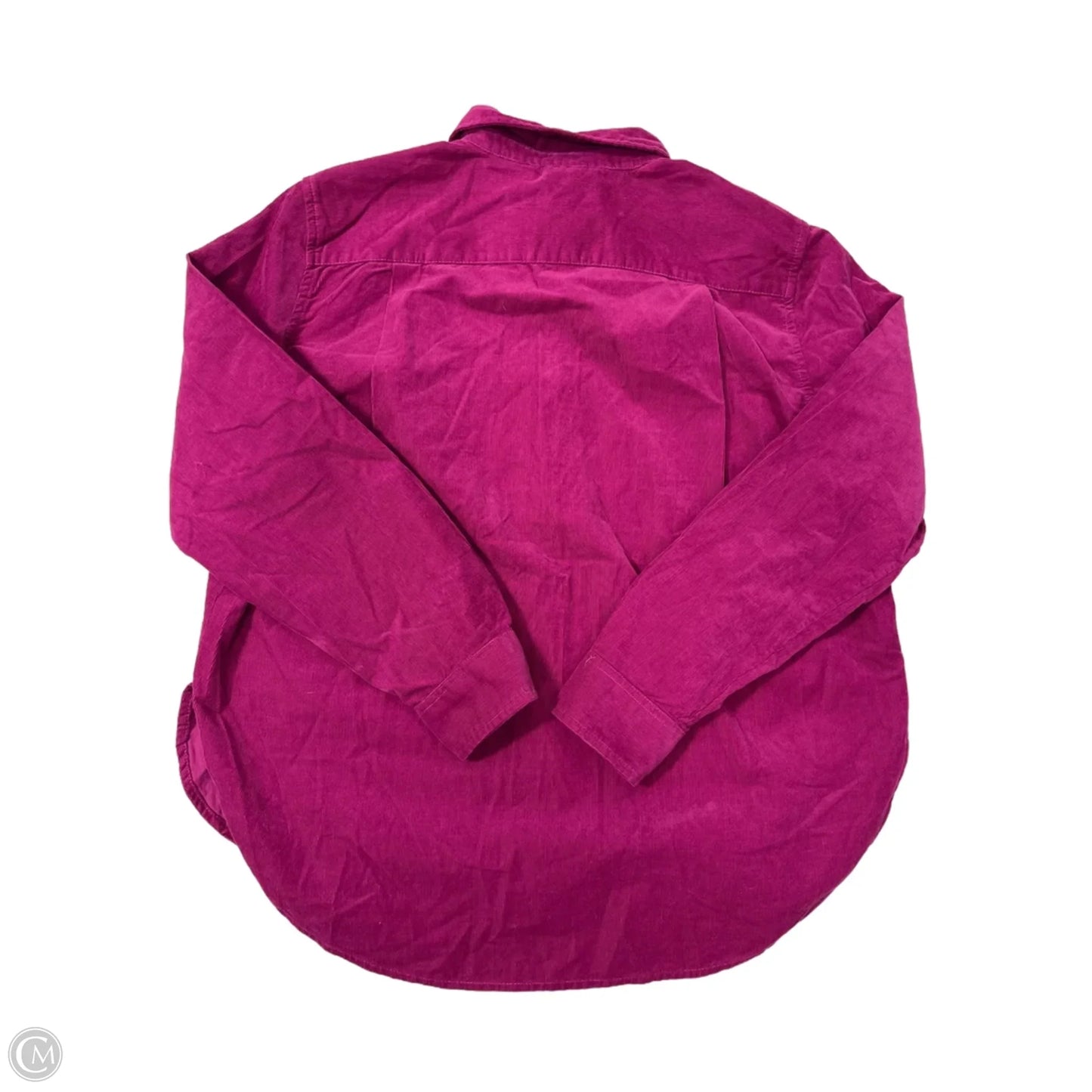 New! Blouse Long Sleeve By Loft In Purple, Size: M