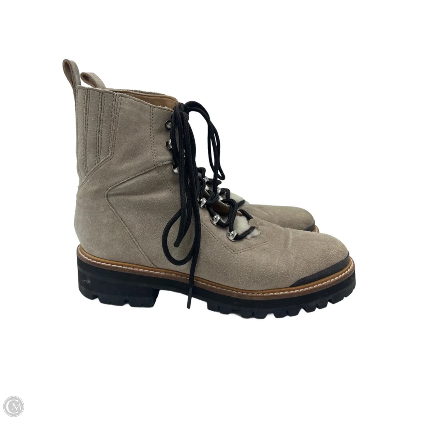 Boots Combat By Marc Fisher In Taupe, Size: 9