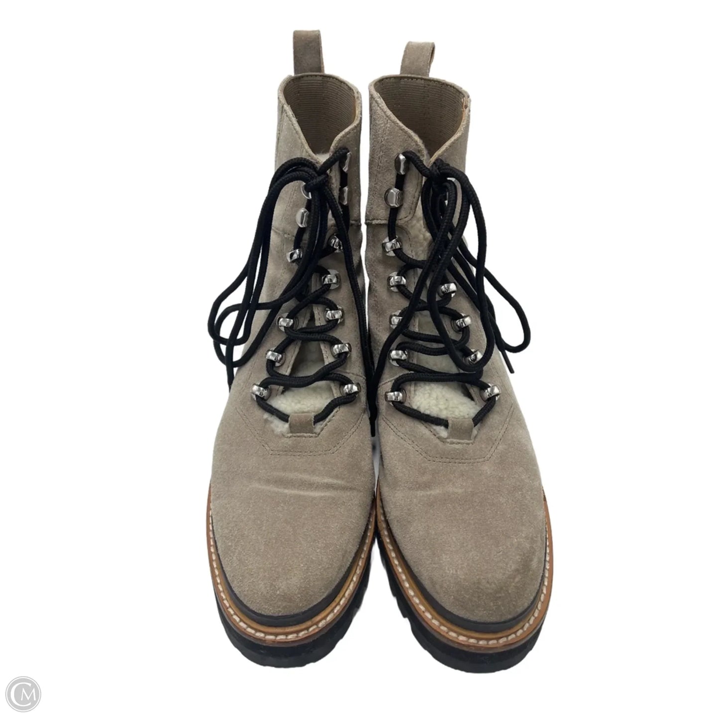 Boots Combat By Marc Fisher In Taupe, Size: 9