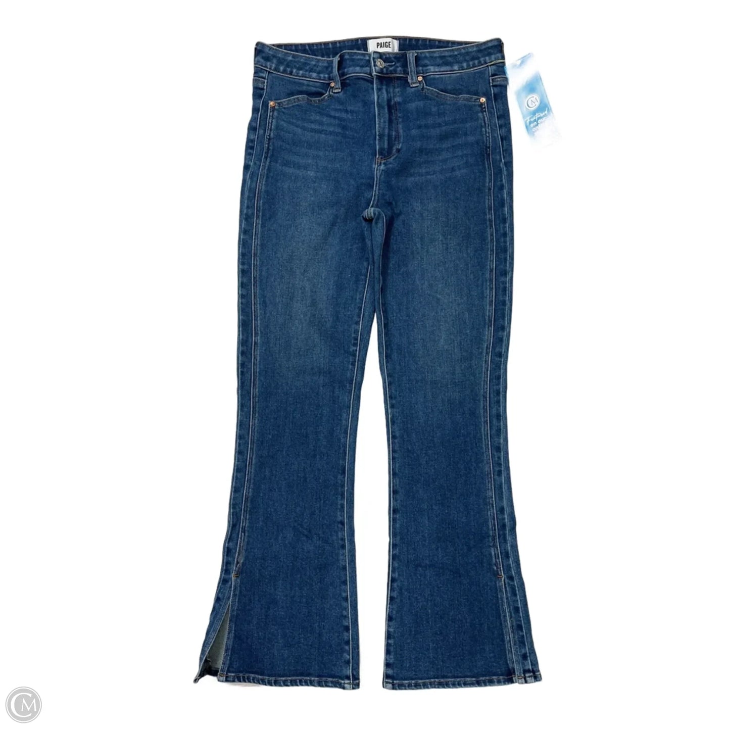 Jeans Wide Leg By Paige In Blue Denim, Size: 12