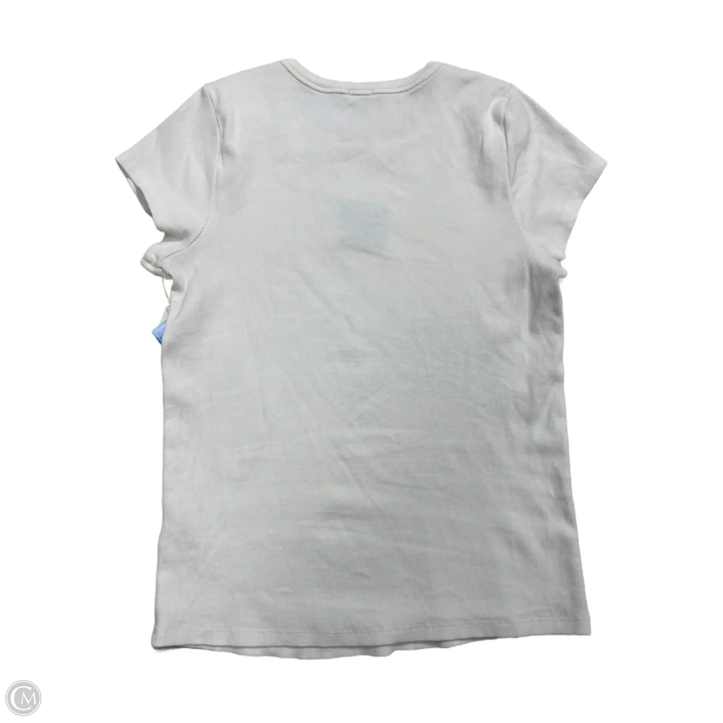 Top Short Sleeve By Maeve In Cream, Size: L