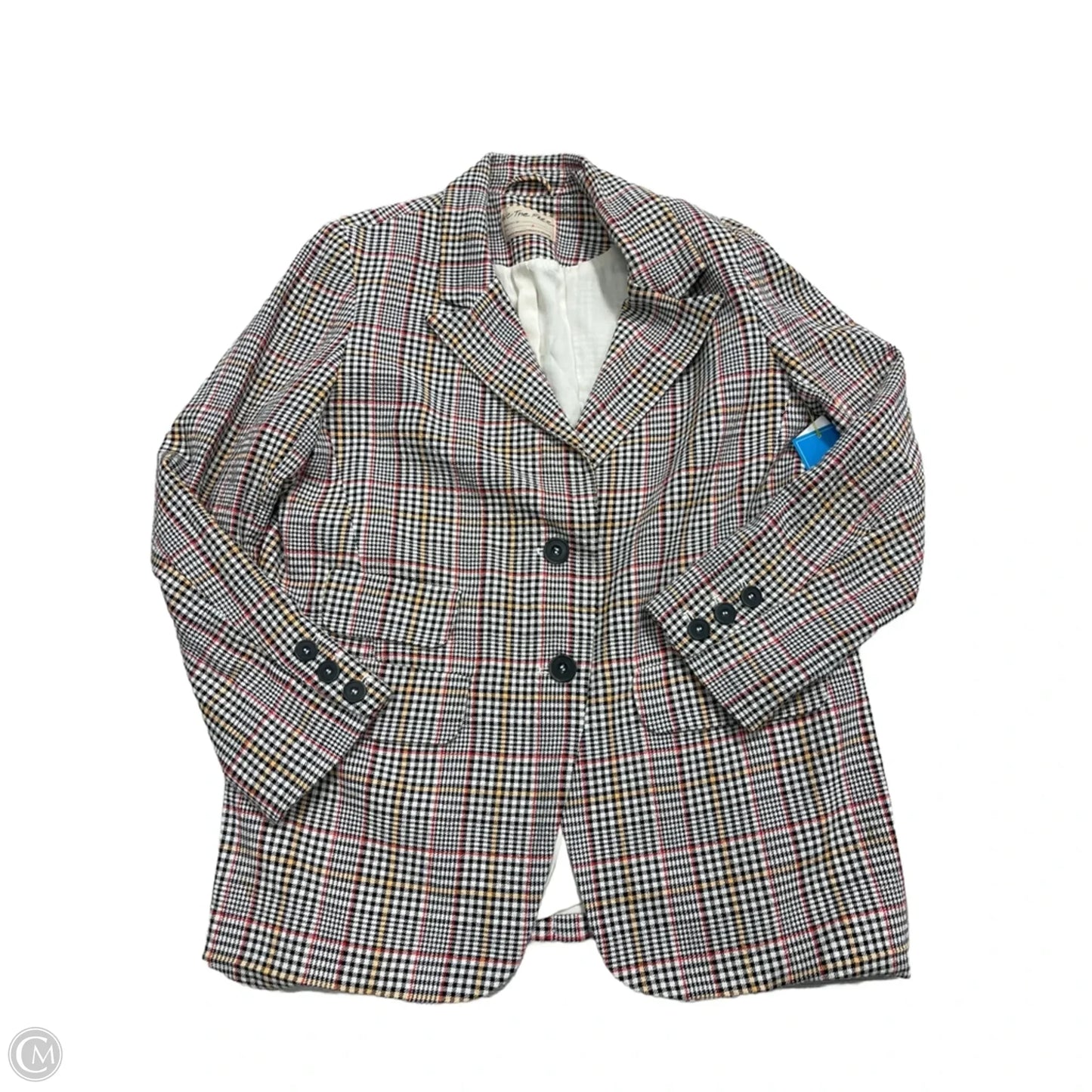 Blazer By We The Free In Plaid Pattern, Size: L