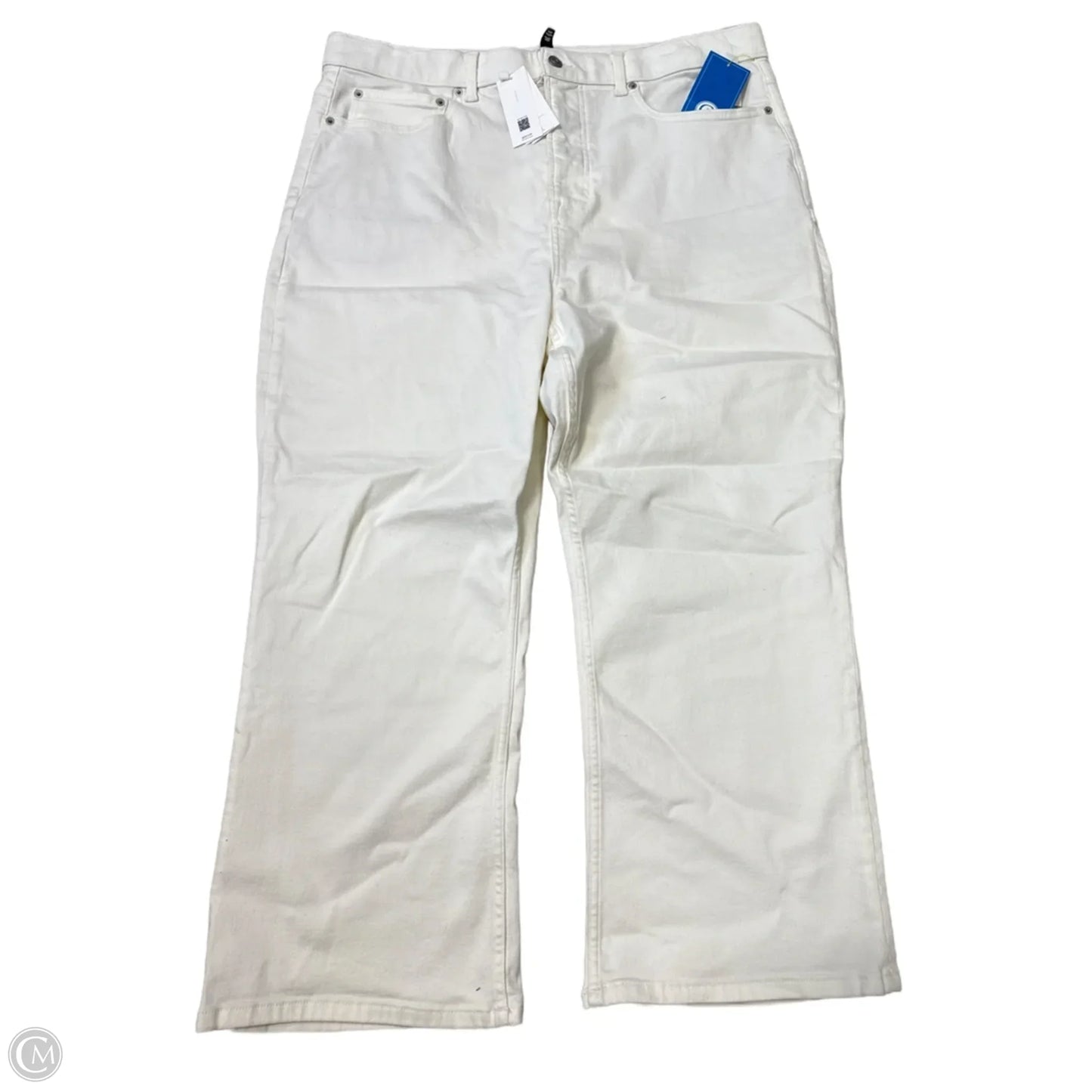 New! Jeans Wide Leg By Spanx In White, Size: 22