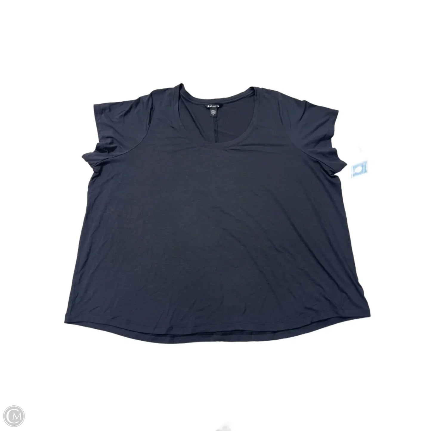 New! Athletic Top Short Sleeve By Athleta In Black, Size: 3x