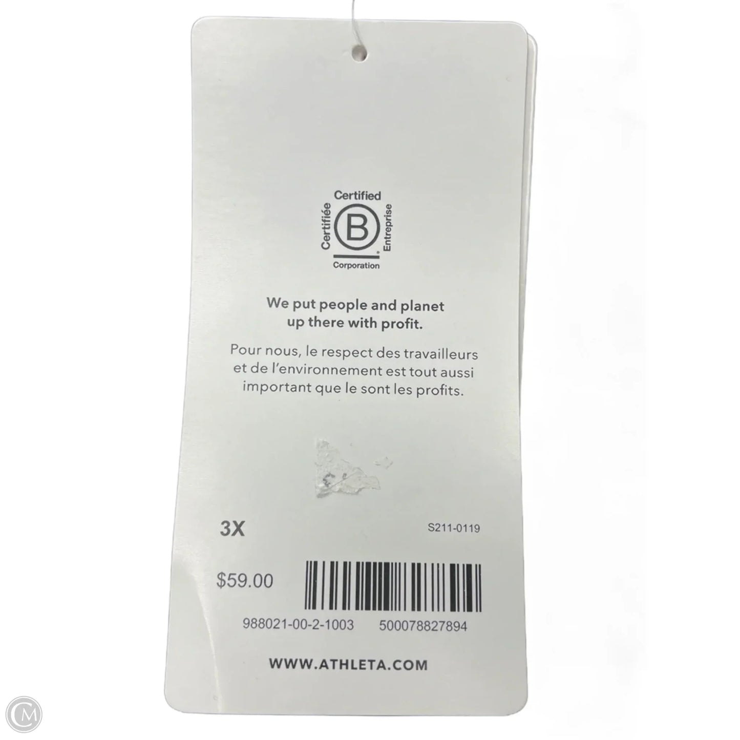 New! Athletic Top Short Sleeve By Athleta In Black, Size: 3x