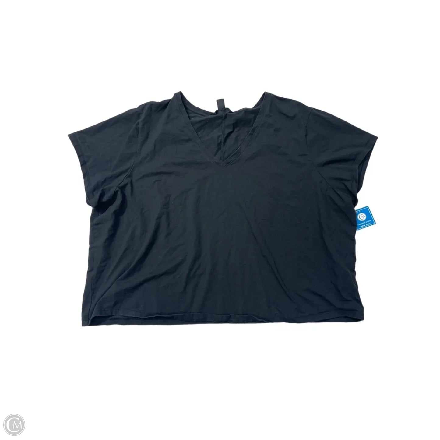 Athletic Top Short Sleeve By Athleta In Black, Size: 3x