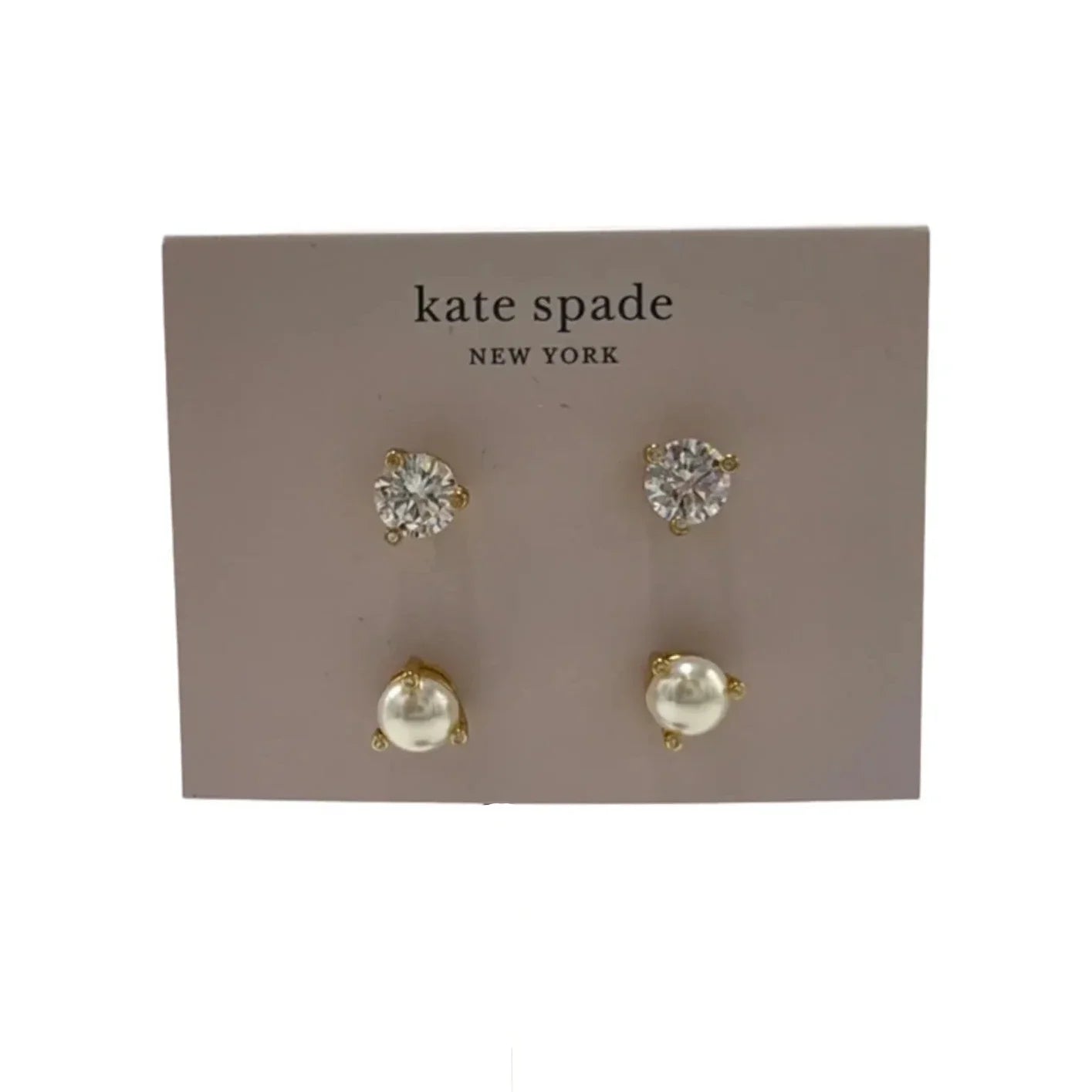 New! Earrings Designer By Kate Spade, Size: 02 Piece Set