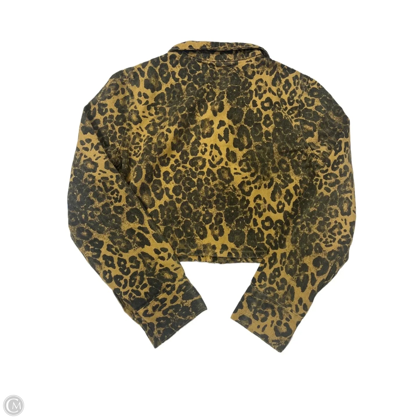 New! Jacket Denim By Pretty Little Thing In Animal Print, Size: L