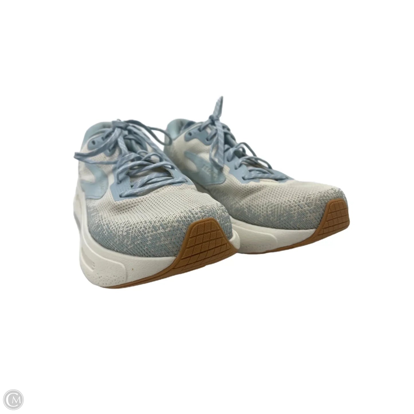 Brooks Ghost Max 2 Athletic Shoes In Blue & White, Size: 9