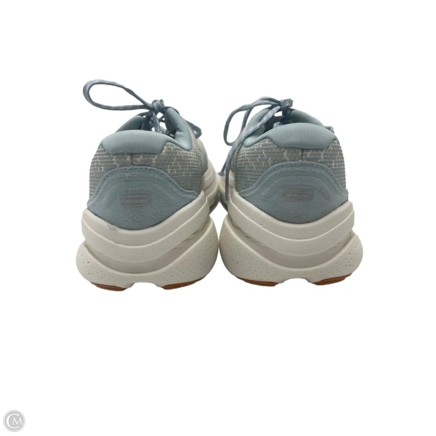 Brooks Ghost Max 2 Athletic Shoes In Blue & White, Size: 9