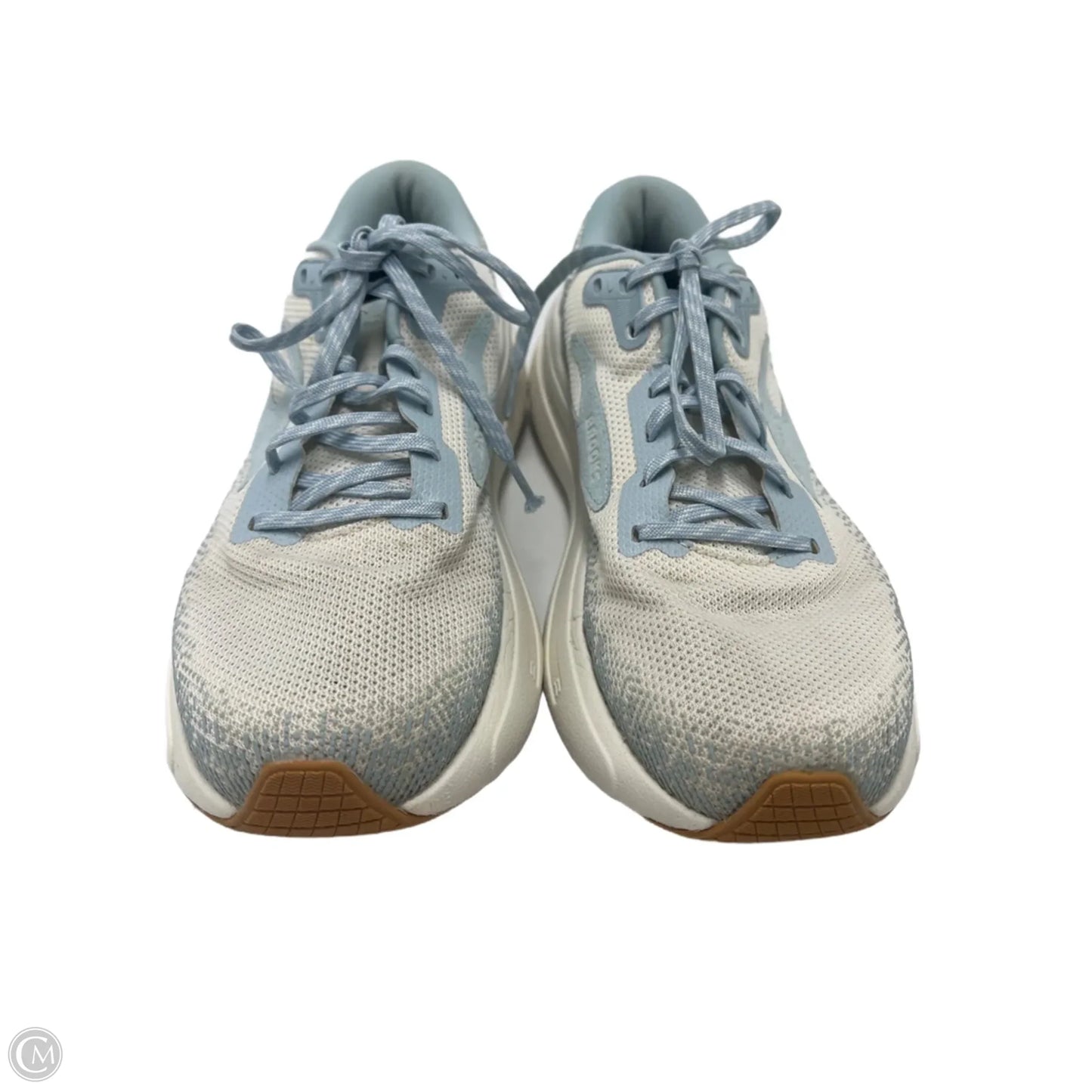 Brooks Ghost Max 2 Athletic Shoes In Blue & White, Size: 9