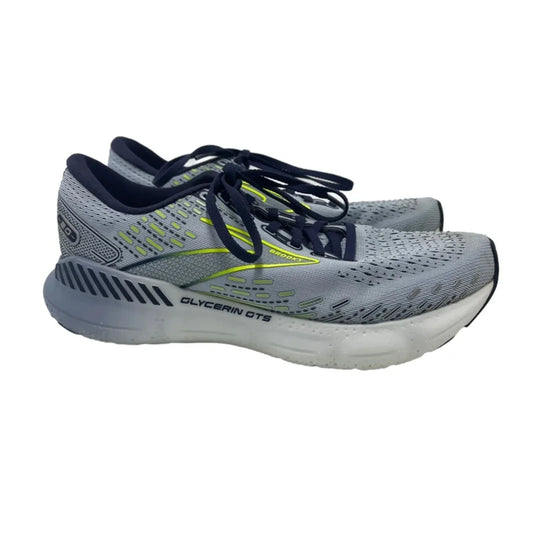 Brooks Glycerin GTS Athletic Shoes In Blue & Green, Size: 9