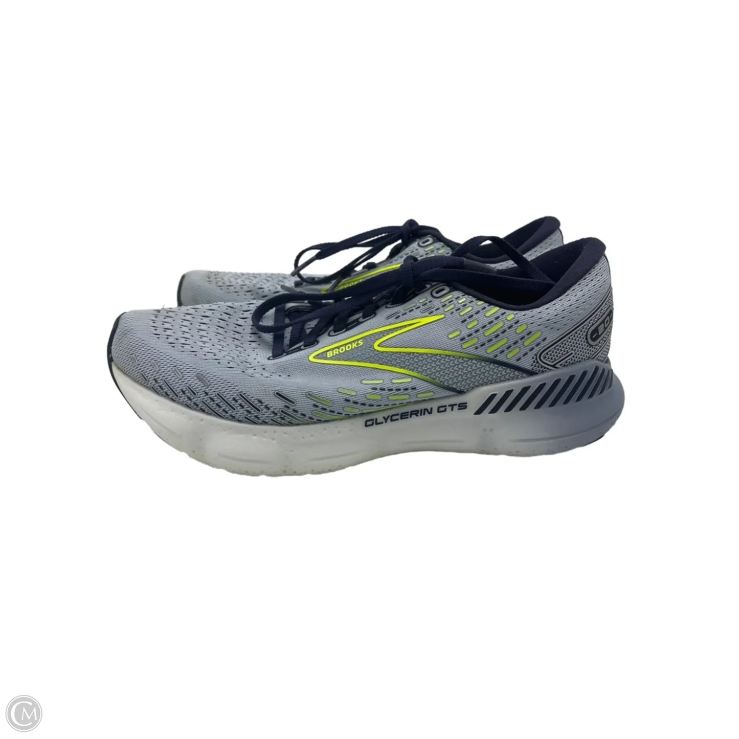 Brooks Glycerin GTS Athletic Shoes In Blue & Green, Size: 9