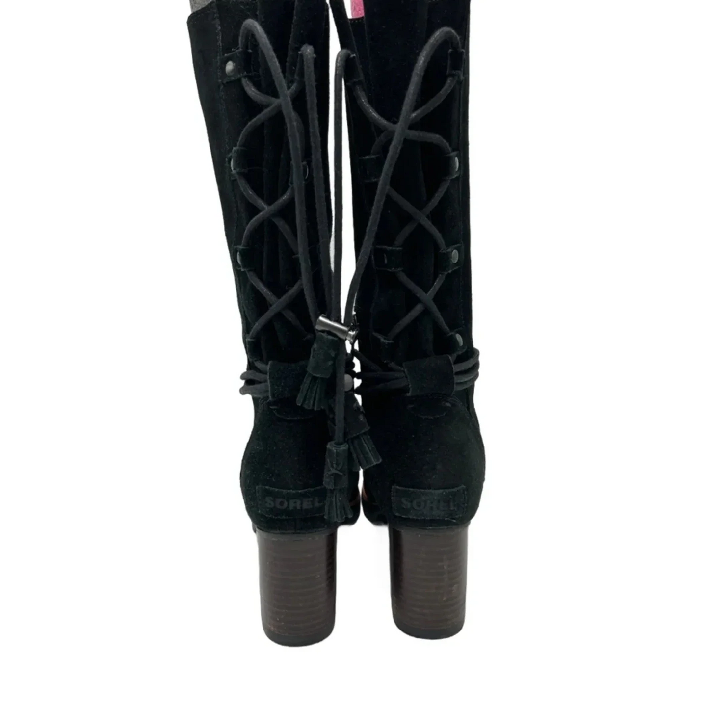 Boots Ankle Heels By Sorel In Black, Size: 7