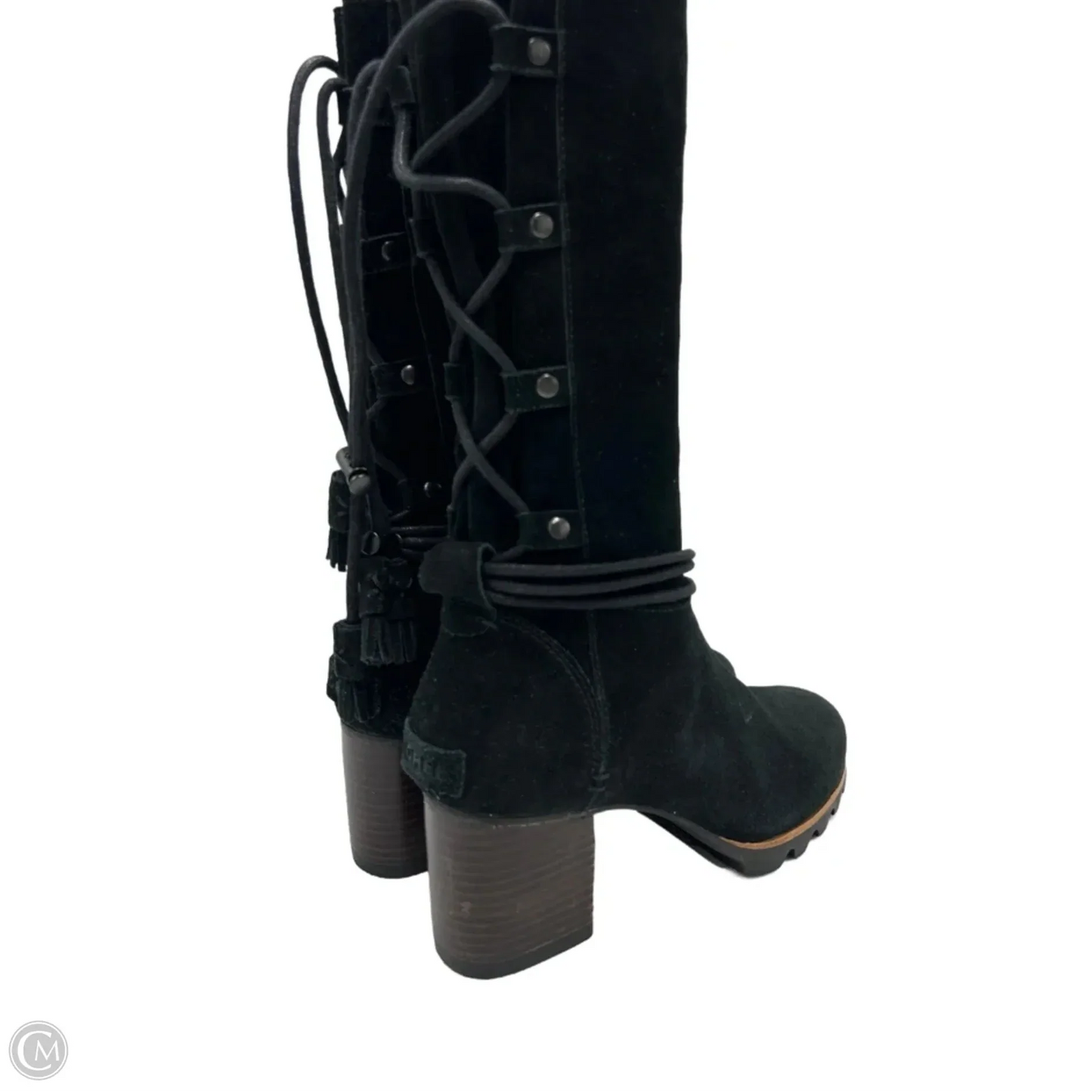 Boots Ankle Heels By Sorel In Black, Size: 7