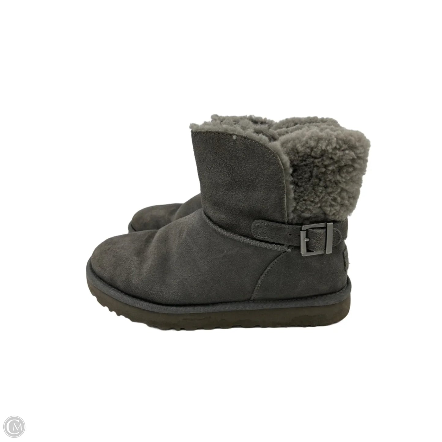 Boots Designer By UGG In Grey, Size: 8