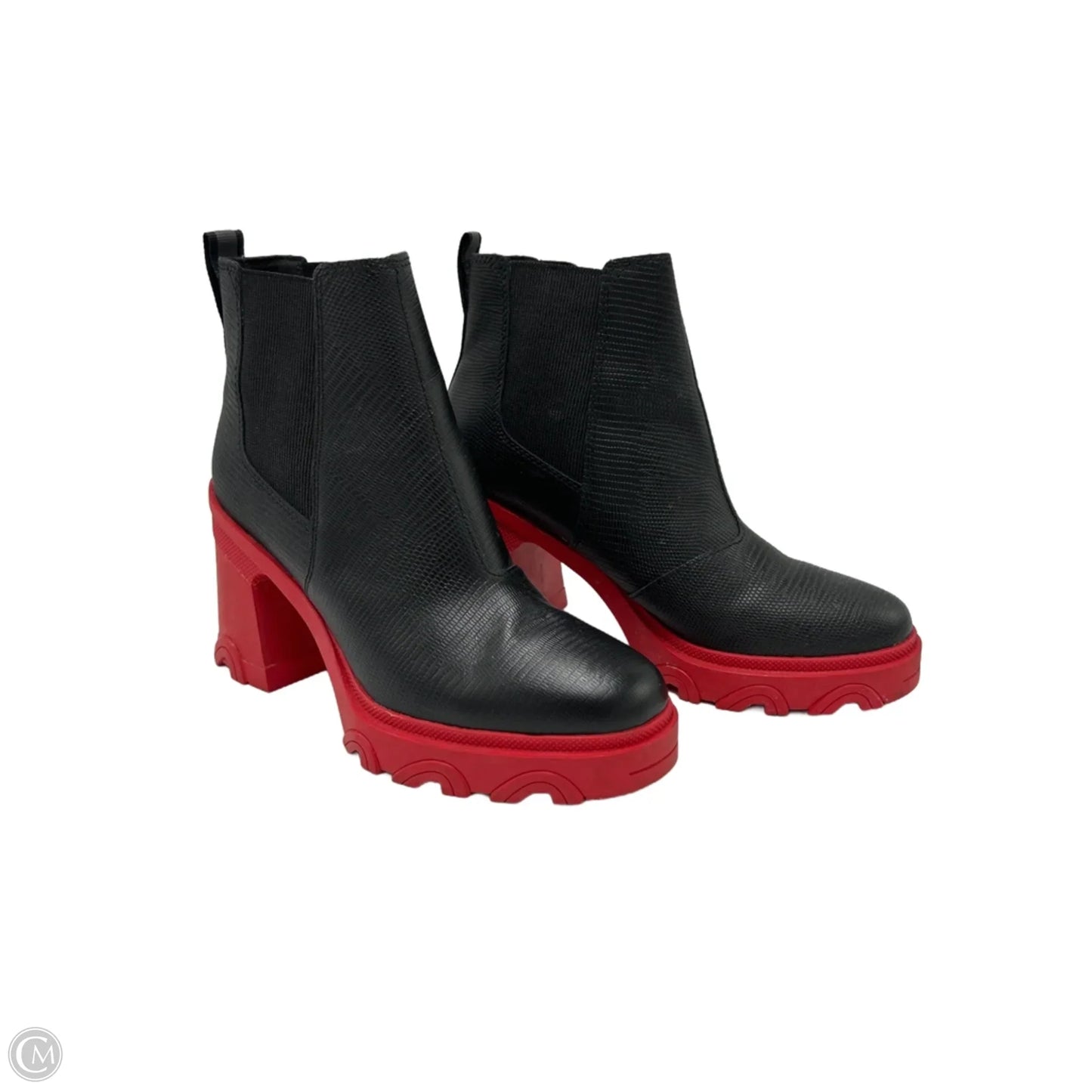 Boots Ankle Heels By Sorel In Black, Size: 9