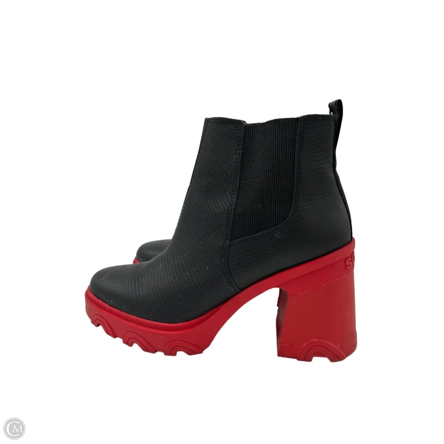 Boots Ankle Heels By Sorel In Black, Size: 9