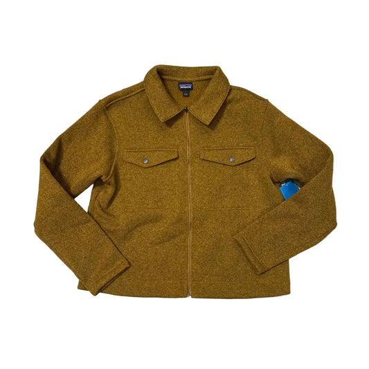 Jacket Fleece By Patagonia In Brown, Size: L