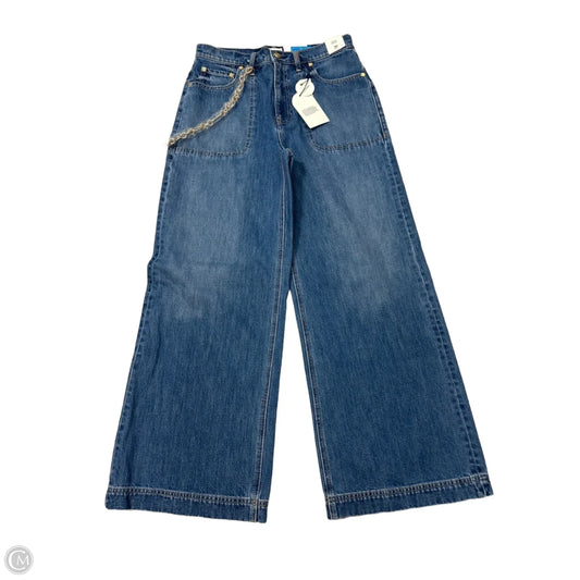 New! Jeans Wide Leg By Gap x Cult Gaia In Blue Denim, Size: 10