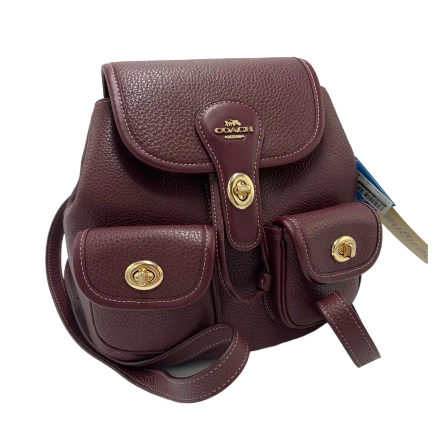 Coach Hadley Pebbled Leather Designer Backpack