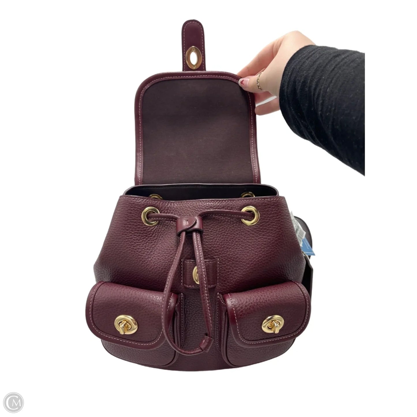 Coach Hadley Pebbled Leather Designer Backpack