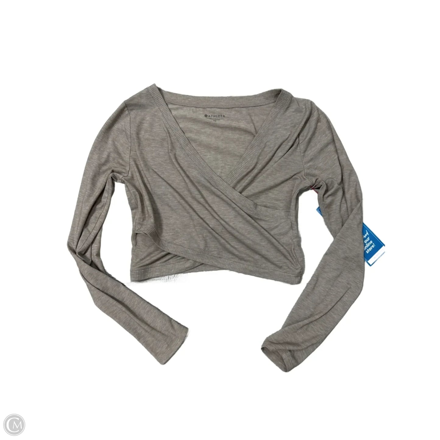 Top Long Sleeve By Athleta In Tan, Size: Xs