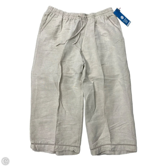 Pants Linen By Lane Bryant In Brown, Size: 2x