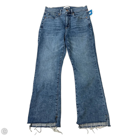 Jeans Wide Leg By Loft In Blue Denim, Size: 8