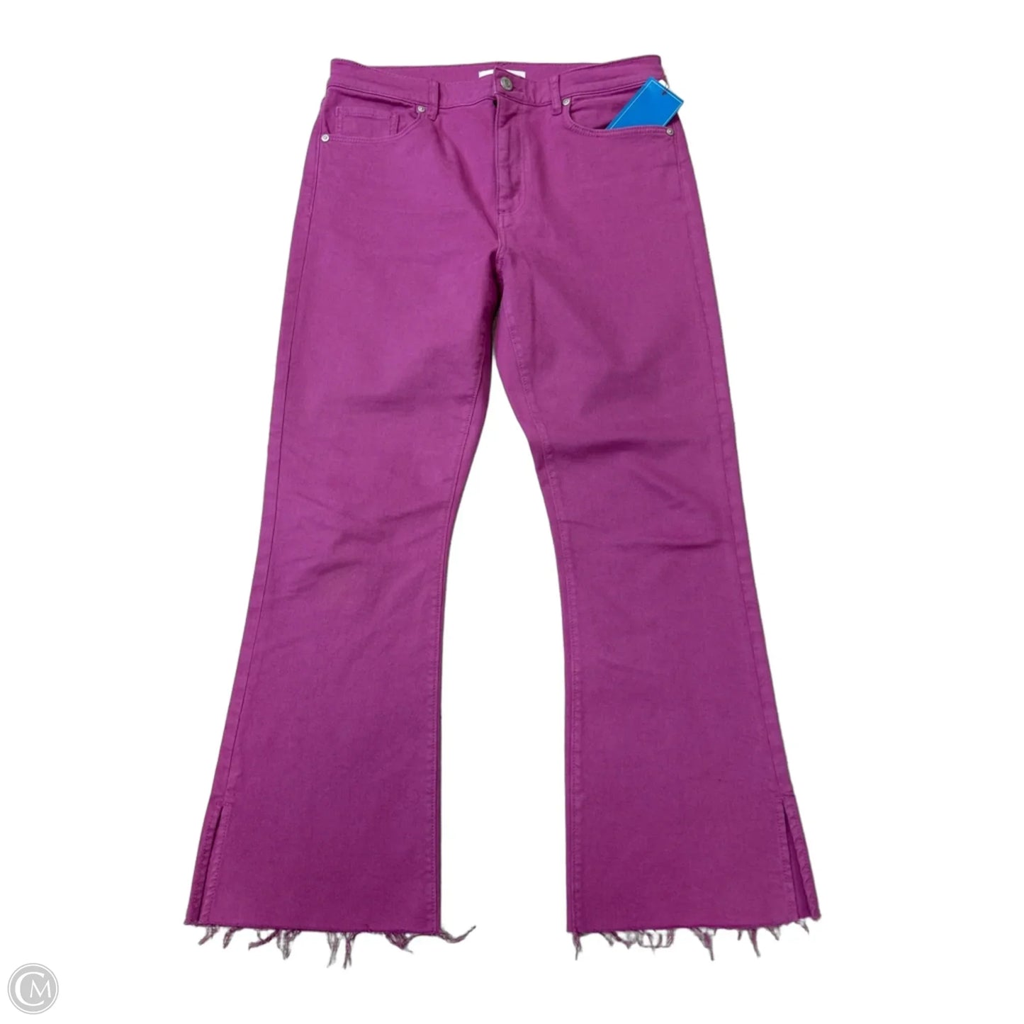 Jeans Flared By Loft In Purple, Size: 6