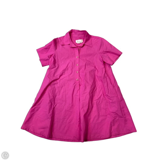 Dress Casual Short By Anthropologie In Pink, Size: Xsp
