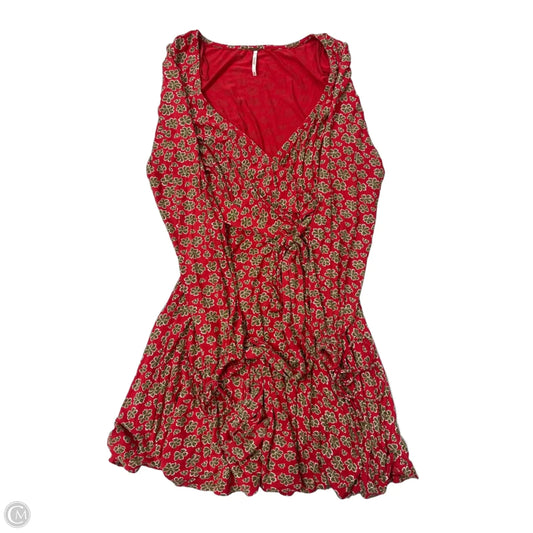 Dress Casual Midi By Free People In Red, Size: M