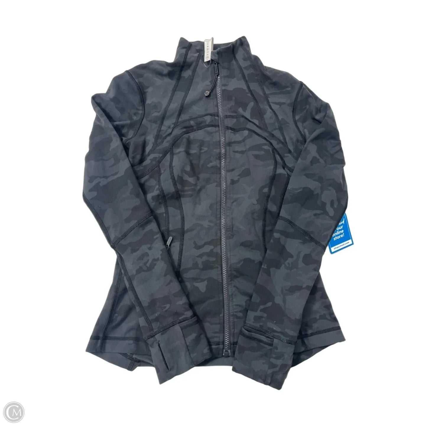 Athletic Jacket By Lululemon In Camouflage Print, Size: 6