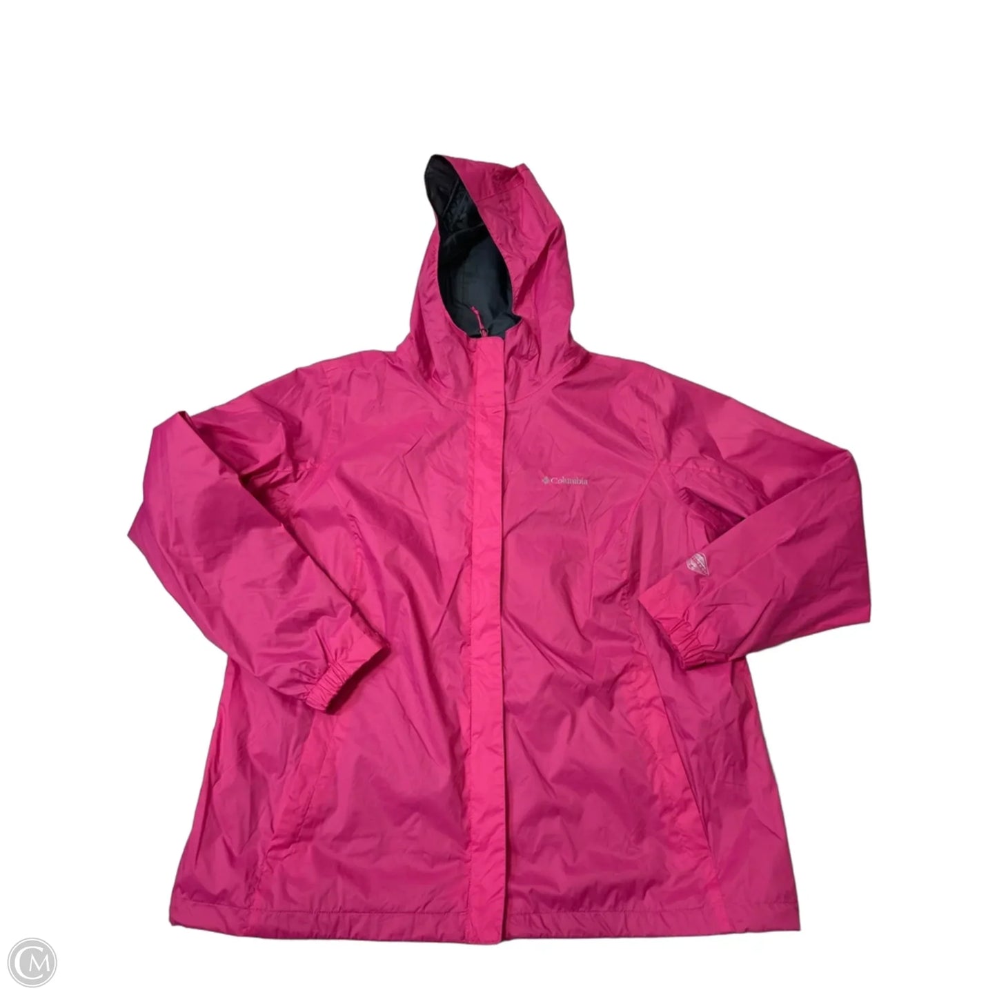 Coat Raincoat By Columbia In Pink, Size: 2x