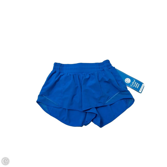 Athletic Shorts By Lululemon In Blue, Size: Xs