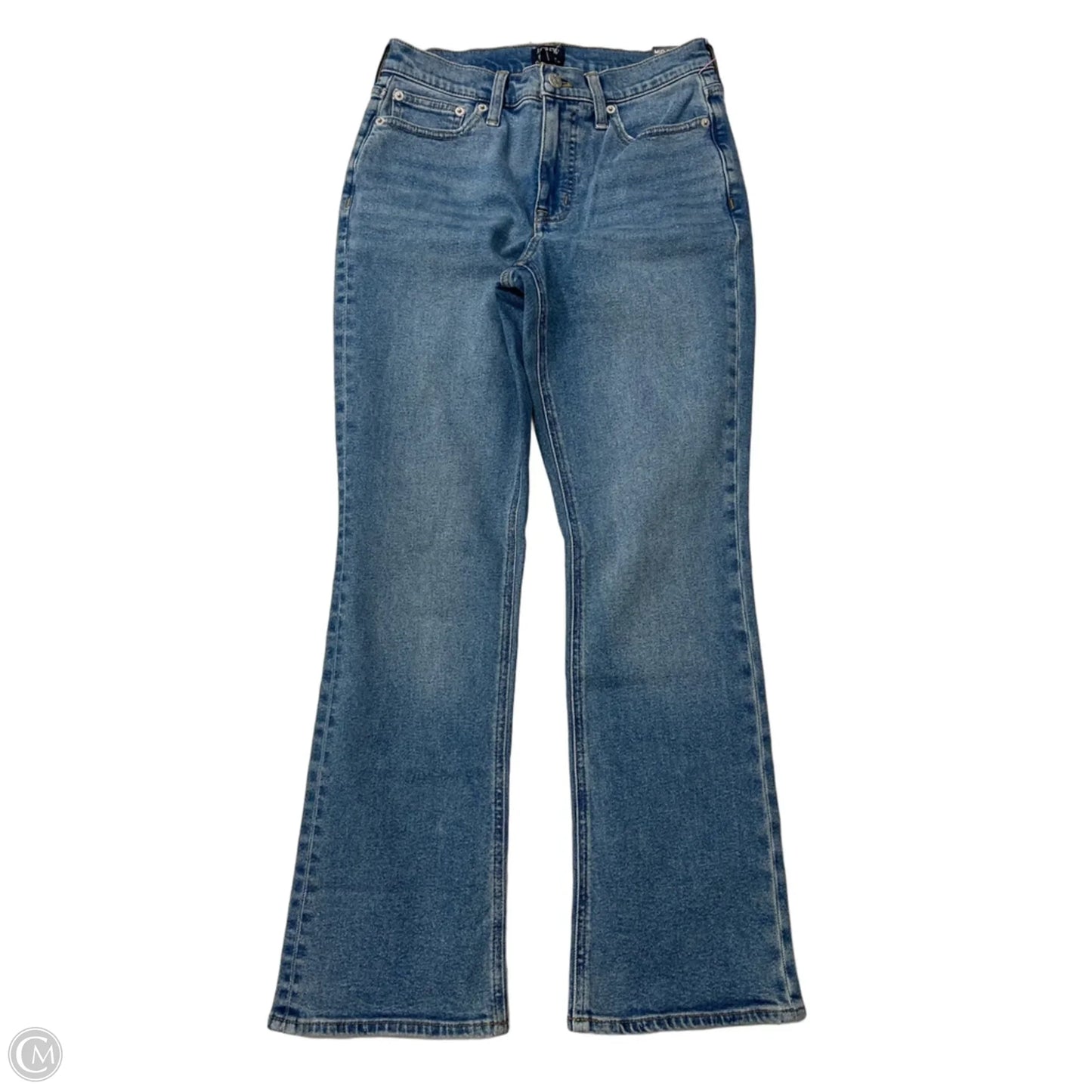 Jeans Flared By J. Crew In Blue Denim, Size: 2