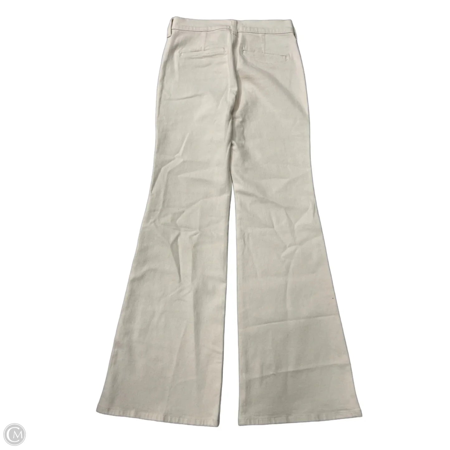 Jeans Flared By J. Crew In White Denim, Size: 2