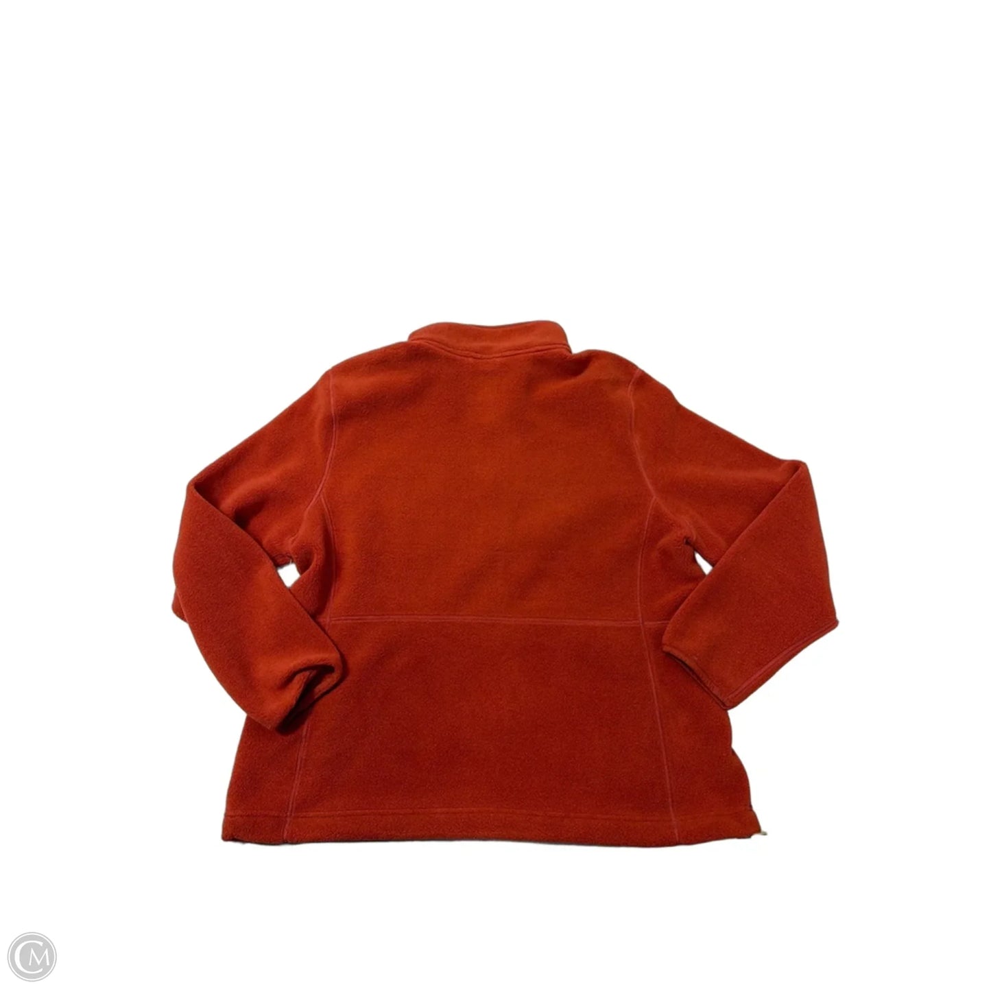 Jacket Fleece By L.l. Bean In Orange, Size: Xlp
