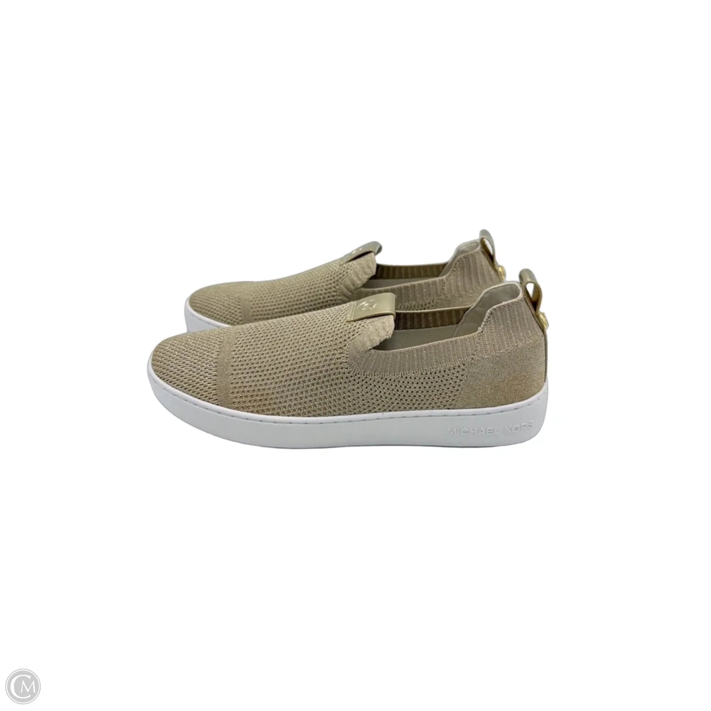 New! Shoes Designer By Michael Kors In Gold, Size: 9